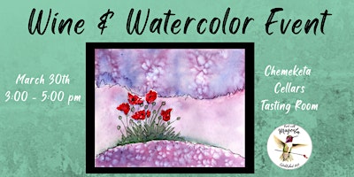 Imagem principal de Poppies Wine & Watercolor