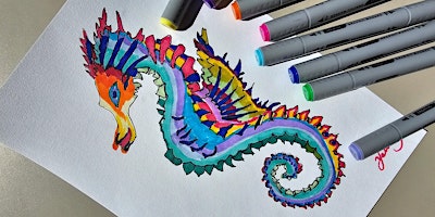 Imagem principal do evento Sea dragon illustration (Mudgee Library ages 9-12)