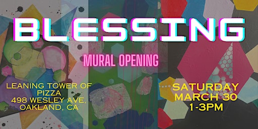 Immagine principale di Blessing: Mural Party and Artist Talk by Jennifer Roberts 
