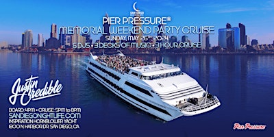 San Diego Memorial Day Weekend | Pier Pressure® Mega Yacht Party primary image