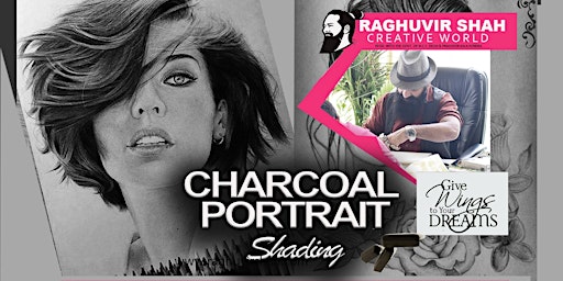 Charcoal Shading Portrait Technique at Raghuvir Shah Creative World primary image