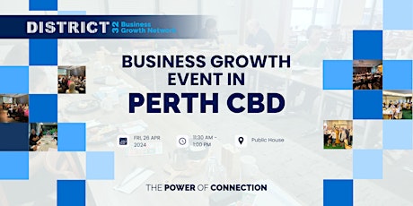 Imagem principal de District32 Business Networking - Perth CBD - Fri 26 Apr