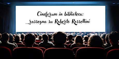 Cineforum in biblioteca primary image