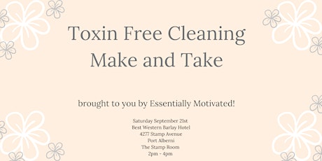 Toxin free cleaning Make and Take primary image