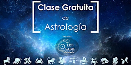 Imagen principal de Clase Gratuita de Astrología