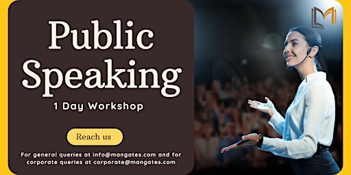Hauptbild für Public Speaking 1 Day Training in Fairfax, VA
