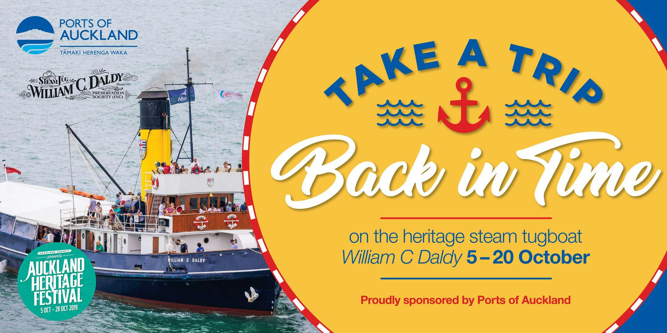 Ports of Auckland Heritage Tugboat Sailings 2019