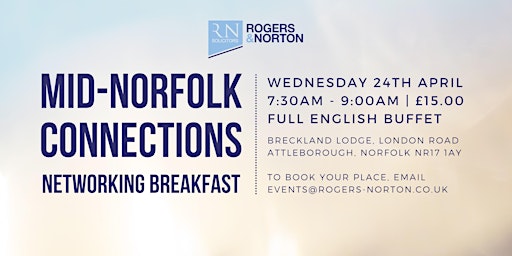 Imagem principal de Mid-Norfolk Connections Networking Breakfast