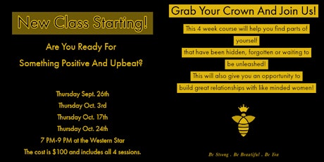 Fall Queen Bees Introductory 4 Week Program  primary image