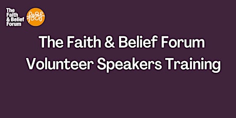F&BF New Speakers Training