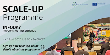 EIT Urban Mobility Scale-up programme - Info Day 2