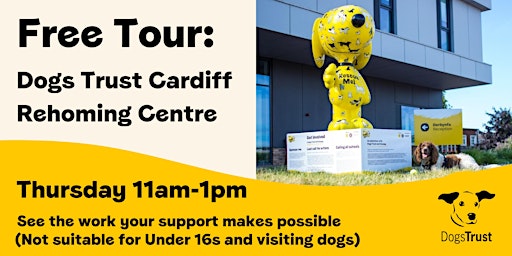 Free Tour: Dogs Trust Cardiff Rehoming Centre primary image