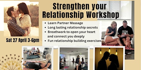 Strengthen your Relationship - Workshop 27 April  - Sunny Coast
