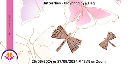 Butterflies - Gloÿnnod byw Peg primary image