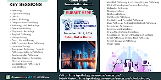 Imagem principal de 14th Emirates Pathology, Digital Pathology & Cancer Conference