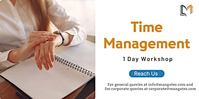 Image principale de Time Management 1 Day Training in Ann Arbor, MI