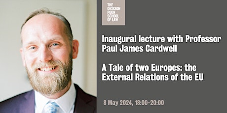 Immagine principale di Inaugural lecture with Professor Paul James Cardwell 