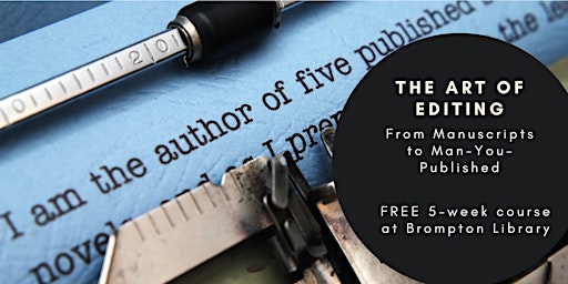 Image principale de The Art of Editing: From Manuscripts to Man-You-Published - (5-week course)