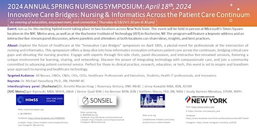 Primaire afbeelding van 2024 ANNUAL SPRING NURSING SYMPOSIUM