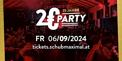 Imagem principal do evento 2€ Party Meggenhofen 2024