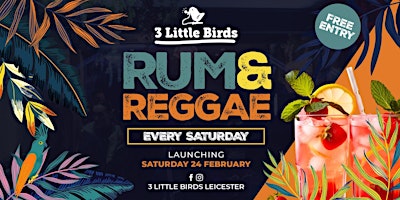 Primaire afbeelding van Rum & Reggae Saturday Nights