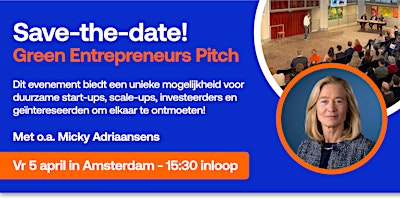 Primaire afbeelding van Green Entrepreneurs Pitch