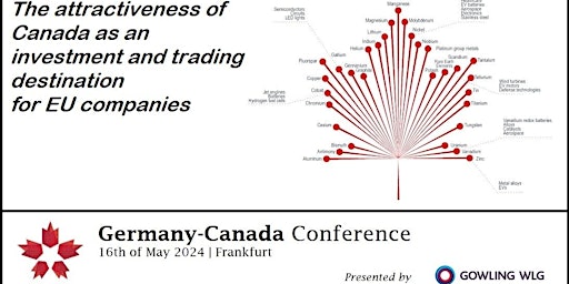 Image principale de Germany-Canada Conference 2024 - Postponed - New date in the next few weeks