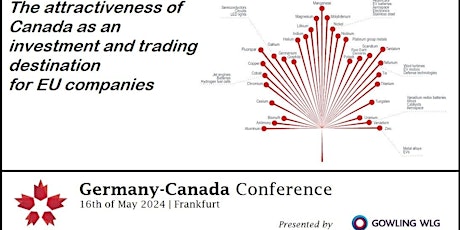 Germany-Canada Conference 2024 - Postponed - New date in the next few weeks