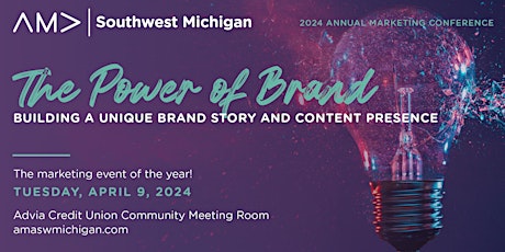 Hauptbild für AMA SWMI Conference - The Power of Brand: Building a Unique Brand Story