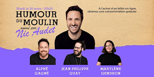 Humour du Moulin - 26 mars 2024 primary image