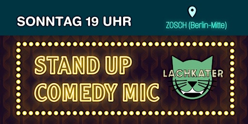 Imagem principal do evento Lachkater - Die Stand Up Comedy Show in Berlin-Mitte