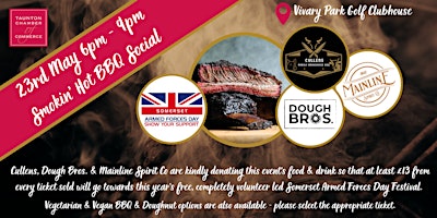 Hauptbild für Smokin' Hot Social: Networking BBQ Fundraiser for Somerset Armed Forces Day