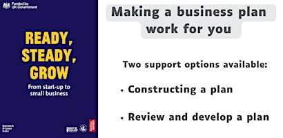 Imagen principal de Planning for success  - making a business plan work for you 1-2-1