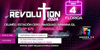 Primaire afbeelding van REVOLUTION CONCERT FLORIDA 2024