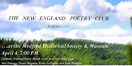 New England Poetry Club at the Medford Historical Society & Museum