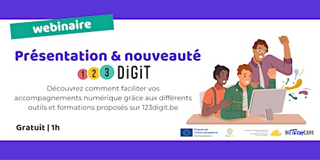 Primaire afbeelding van Présentation et nouveauté 123Digit.be