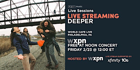 Hauptbild für WXPN Free At Noon with DEEPER