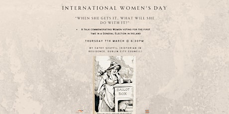 History Talk for International Women's Day primary image
