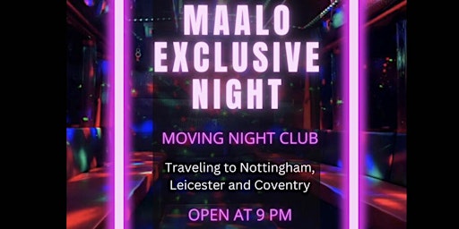 Primaire afbeelding van MAALO EXCLUSIVE NIGHT