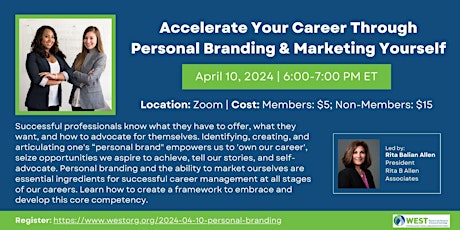 Primaire afbeelding van Accelerate Your Career Through Personal Branding & Marketing Yourself