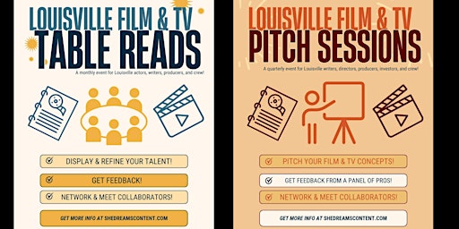 Louisville  Film, TV and media pitch sessions primary image