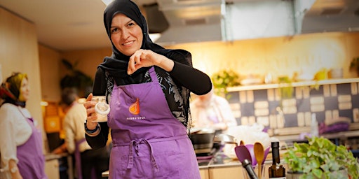 Image principale de Algerian Cookery Class with Meriam | Veg Friendly | LONDON | Cookery School