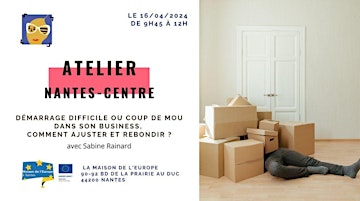 Imagem principal do evento ATELIER Femmes de Bretagne Nantes centre / Coup de mou dans son business