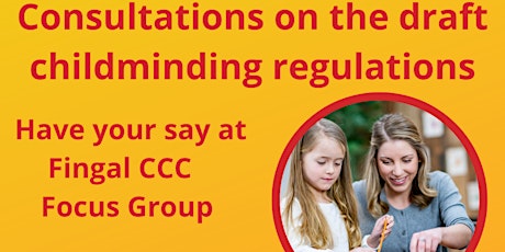 Draft Childminding Regulations- In person Focus group for childminders  primärbild