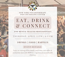 Eat, Drink & Connect for Mental Health Professionals – QUEENS