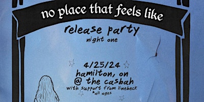 Primaire afbeelding van ELLIS 'No Place That Feels Like' Release Party - Live at Casbah