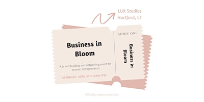 Business in Bloom primary image