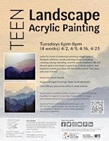 Teen Painting: Acrylic Landscape- starts 04/02/2024 primary image