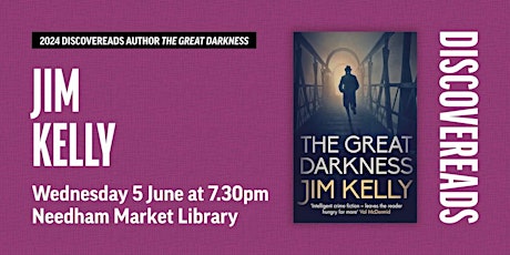 DiscoveReads author event with historical thriller novelist Jim Kelly