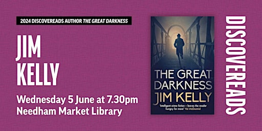 Imagem principal do evento DiscoveReads author event with historical thriller novelist Jim Kelly